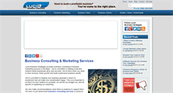 Desktop Screenshot of lucidbusiness.com